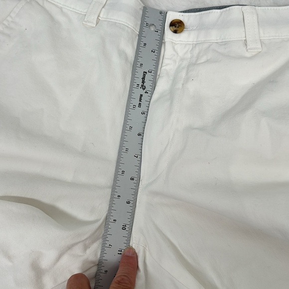 Club Room men white flat front size 34 shorts - Picture 7 of 8